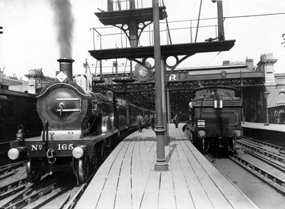 Platforms at Charing Cross Station, 1913 by English Photographer